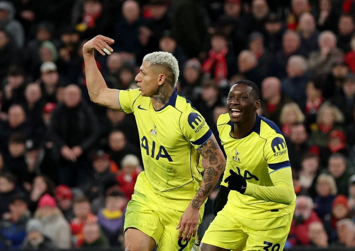 开云体育官网-里沙利松英超客战利物浦已打入5球，仅次于安迪-科尔